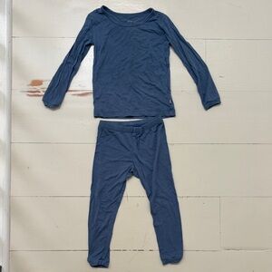 Kyte BABY Navy Blue Long Sleeve Pajama Set